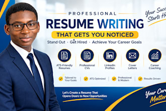 write a professional resume and professional CV