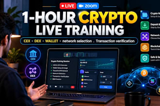 teach you crypto wallet and blockchain transactions