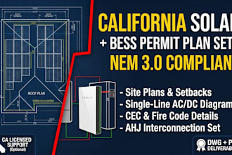 draft california solar permit plan set with bess for nem 3 compliance