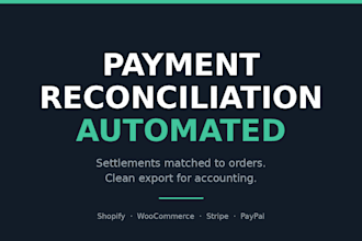 automate your payment reconciliation with your orders