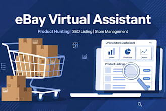 be your ebay dropshipping virtual assistant and product sourcer