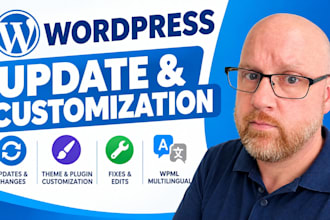 update wordpress website, wordpress customization, fix wordpress changes, wpml