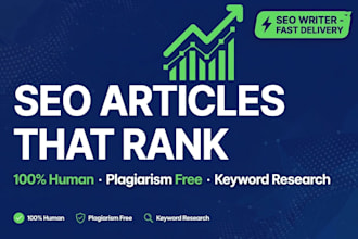 write SEO blog and posts that rank on google first page