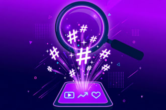 do  research and seo optimization for your reels tiktok