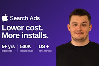 set up and optimize apple search ads campaigns
