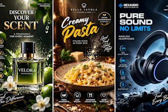 do design professional product posters