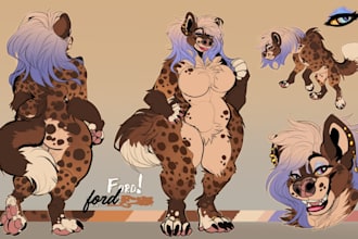 furry reference sheet ref sheet anthro sfw nsfw furry ref sheet character design