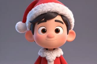 draw christmas cartoon caricature