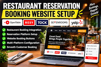 setup opentable resy tock sevenrooms restaurant yelp reservation booking website