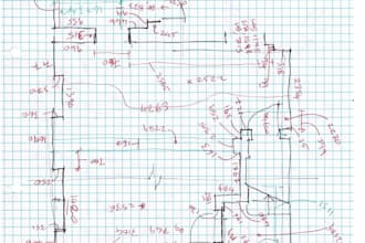 measured survey and existing plans, sections and elevations