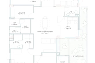 do 2d architectural drafting and floor plan in  autocad