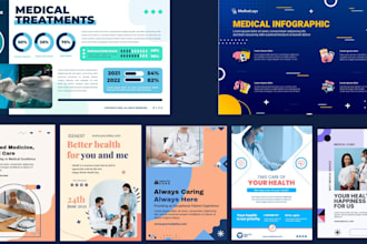 design professional medical  and academic presentation