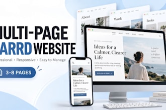 design a responsive multi page website in carrd