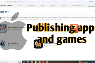publishing apps and games on the apple store ios