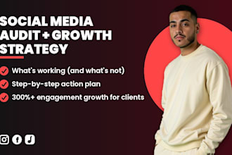 perform a social media audit and growth strategy for your business