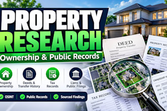 research property ownership and real estate public records