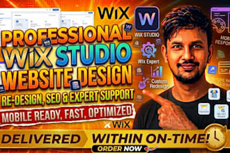 do wix studio website design, wix redesign, wix website, wix SEO and wix expert