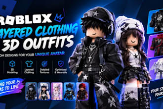 create custom roblox layered clothing and 3d outfits