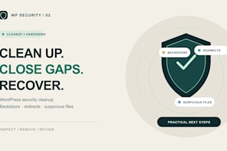 secure your hacked wordpress site and clean malware and backdoors
