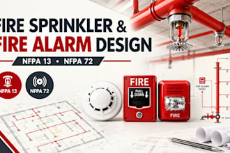 design fire sprinkler and fire alarm systems per nfpa 13 and npa 72