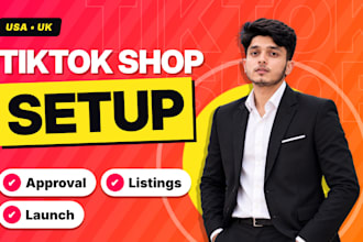 set up tiktok shop, tiktok shop approval and product listing for USA and UK