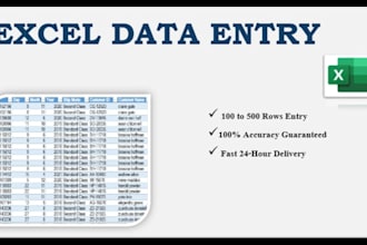 expert excel data entry and copy paste work