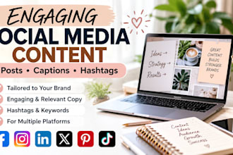 create engaging social media posts and captions