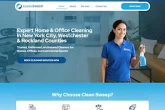 design wix house cleaning service website booking koala office cleaning website