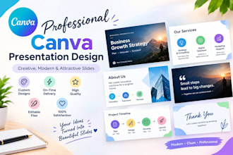 design professional canva presentation