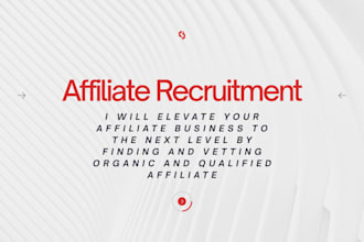 affiliate recruitment recruit affiliates affiliate marketing affiliate manager