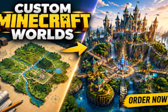 create custom minecraft maps, builds and server lobbies