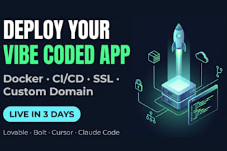deploy your vibe coded app with docker, ci cd and ssl