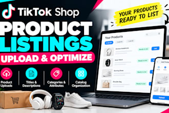 upload and optimize tiktok shop product listings