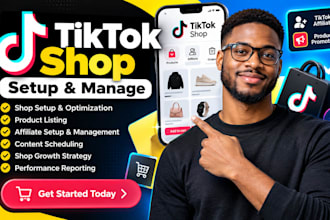 setup and manage tiktok shop with affiliate and fbt setup
