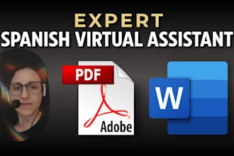 be spanish virtual assistant for word, powerpoint and canva
