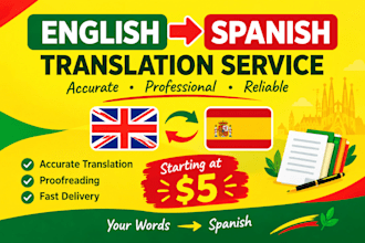english  to  spanish  language  translation
