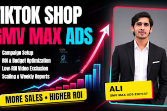 set up and manage tiktok shop gmv max ads to scale your sales