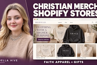 build your christian shopify merch store for faith apparel and gift items
