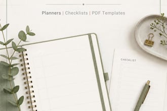 design a professional canva planner or PDF