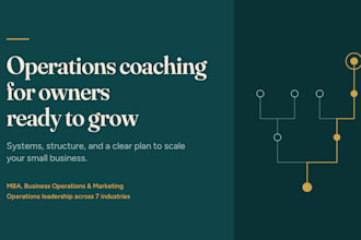 be your business operations and growth coach