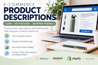 write clear SEO focused ecommerce product descriptions