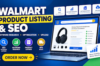 create and optimize walmart product listings with SEO