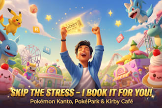 secure tickets for pokemon kanto pokepark kanto kirby cafe reservations
