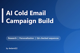 write personalized cold emails and follow up sequences for b2b outreach