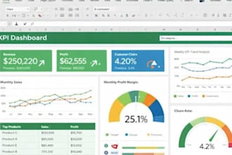 create excel spreadsheets, reports, and inventory trackers