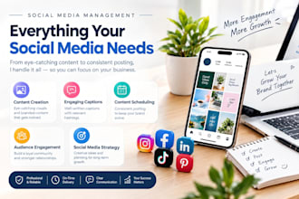 manage your social media marketing and content manager