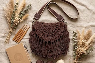 create unique crochet and beaded patterns with clear PDF instructions