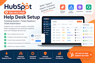 setup service hub help desk ticketing system ticket pipelines ticket automation