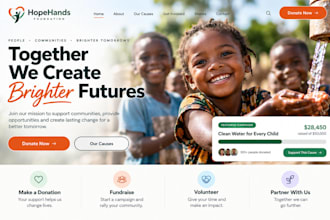 design squarespace fundraising website charity donation crowdfunding campaign