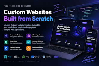 create a fully custom and responsive website